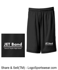 REQUIRED GEAR FOR BAND: "JET Band" text logo Performance shorts Design Zoom